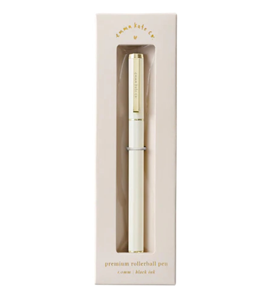 Emma Kate Metal Rollerball Pen - Cashmere