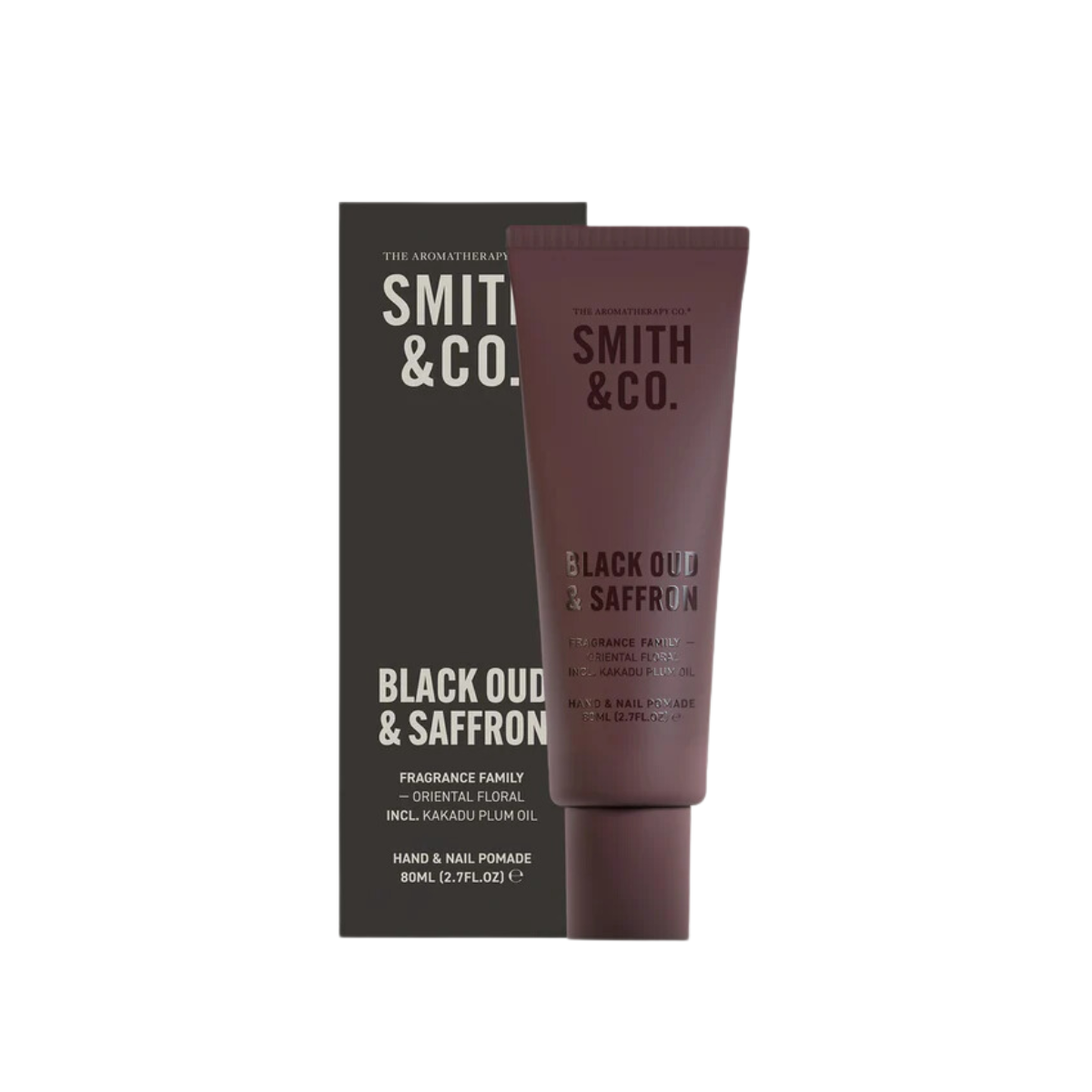 Smith & Co Hand and Nail Pomade 80ml - Black Oud & Saffron