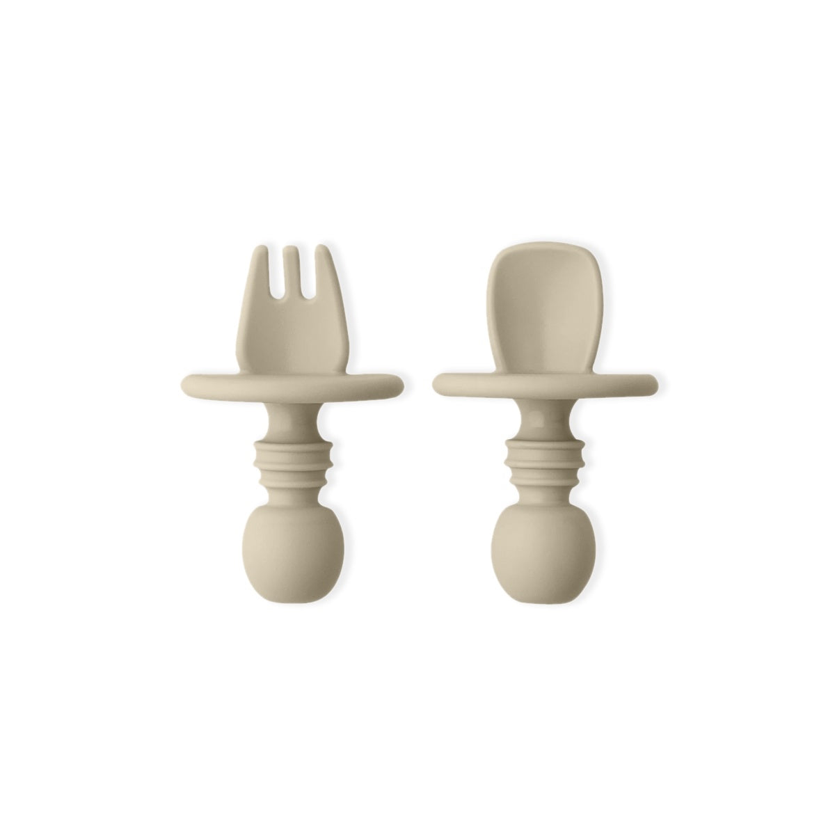 Small Fork and Spoon Set - Sand