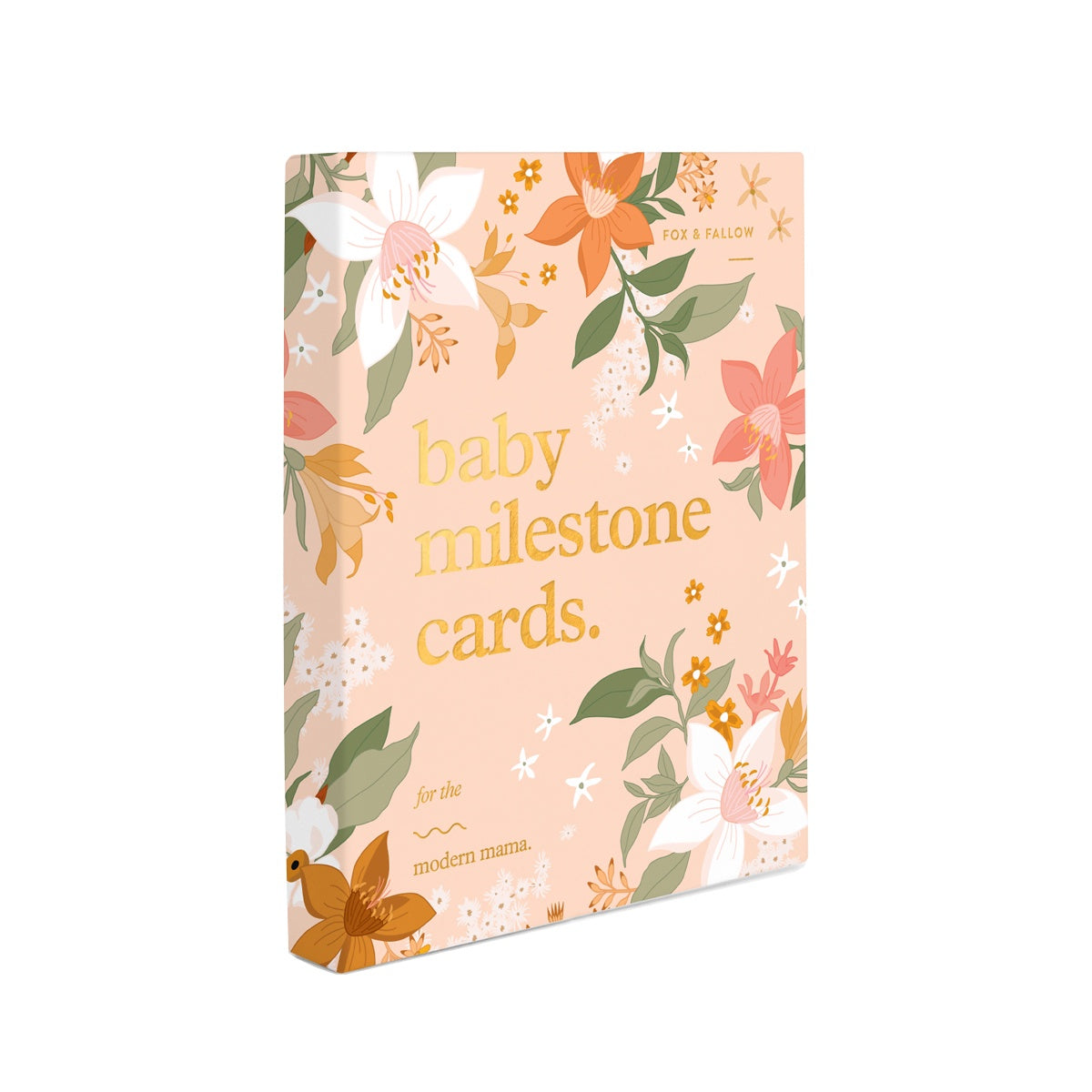 Baby Milestone Card Set - Floral