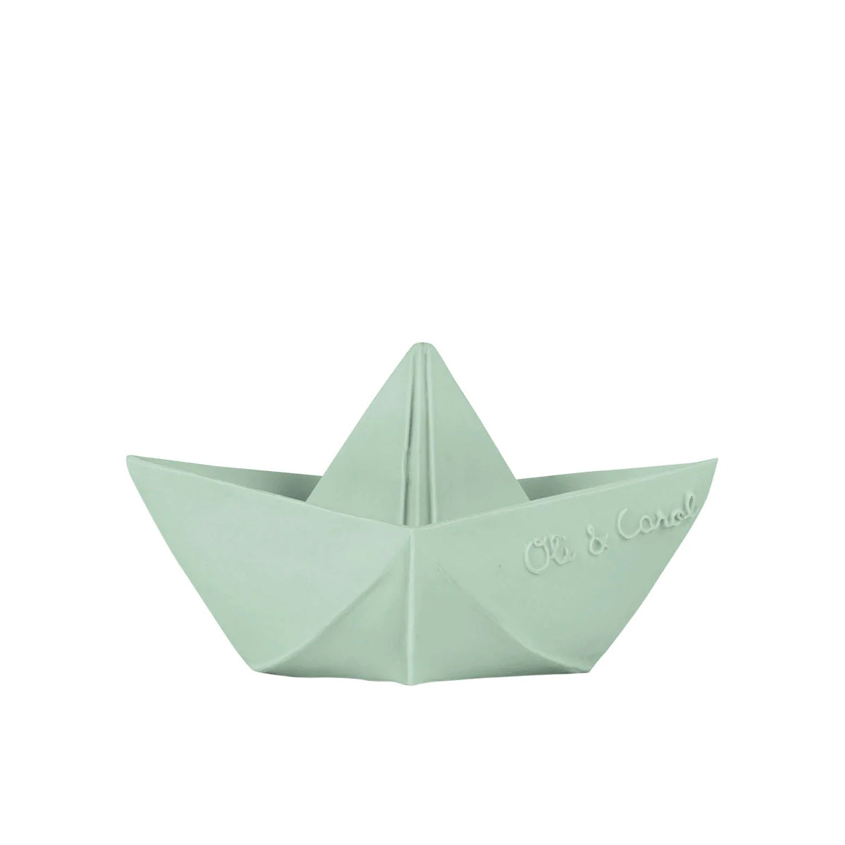 Oli & Carol Teether - Origami Boat Mint