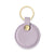 Circle Keyring - Lilac Pebble Leather
