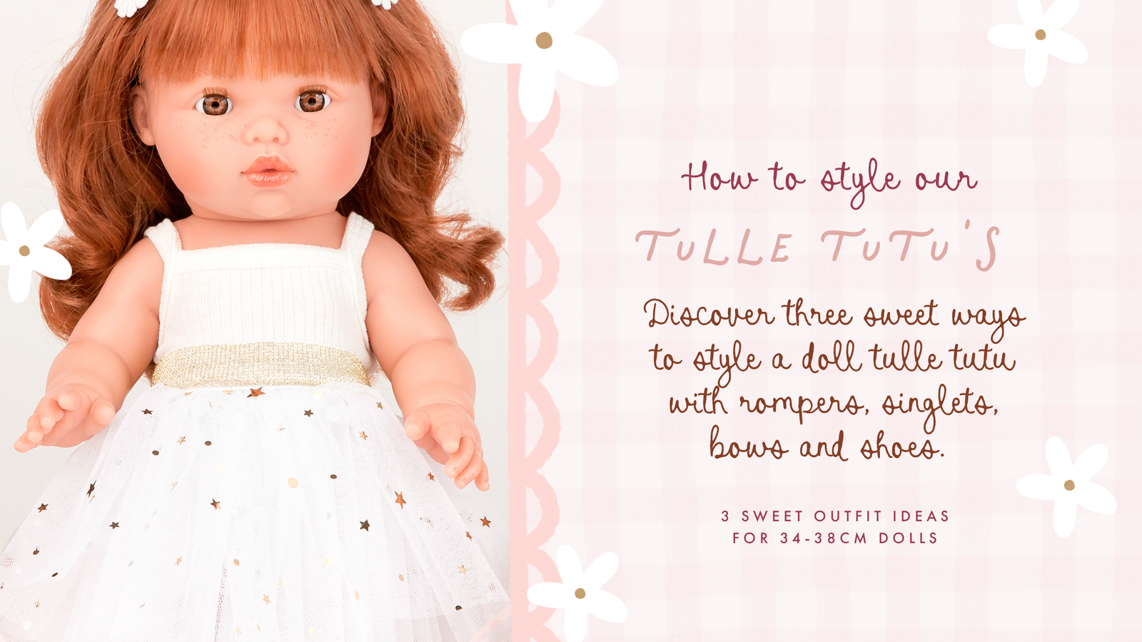 How to Style a Doll Tutu: 3 Sweet Outfit Ideas for 34cm Dolls