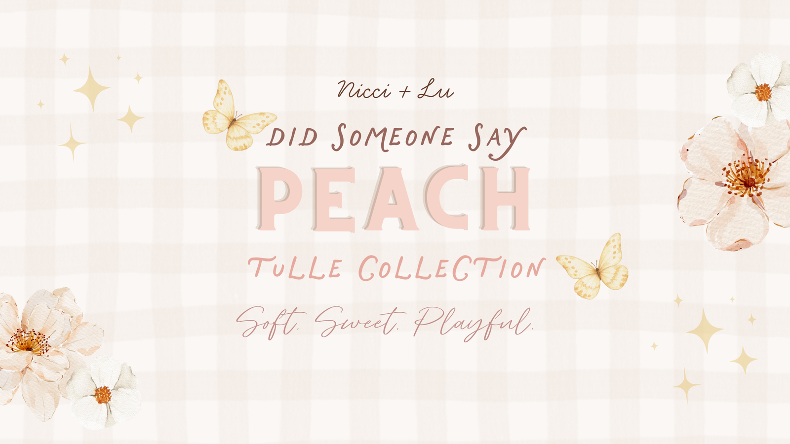 The Tulle Collection - Peach for 34-38cm Dolls