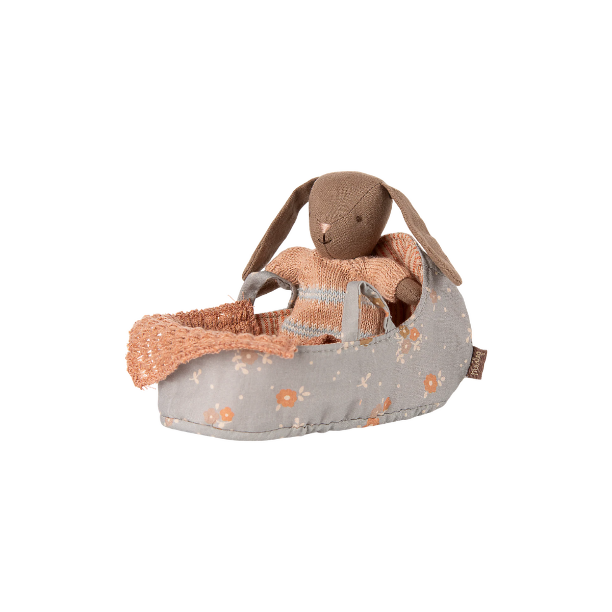 Maileg soft carry cot for miniature toys
