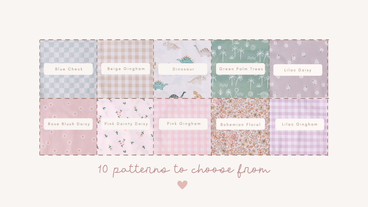 Wet Bag Set 3 Piece - Lilac Daisy