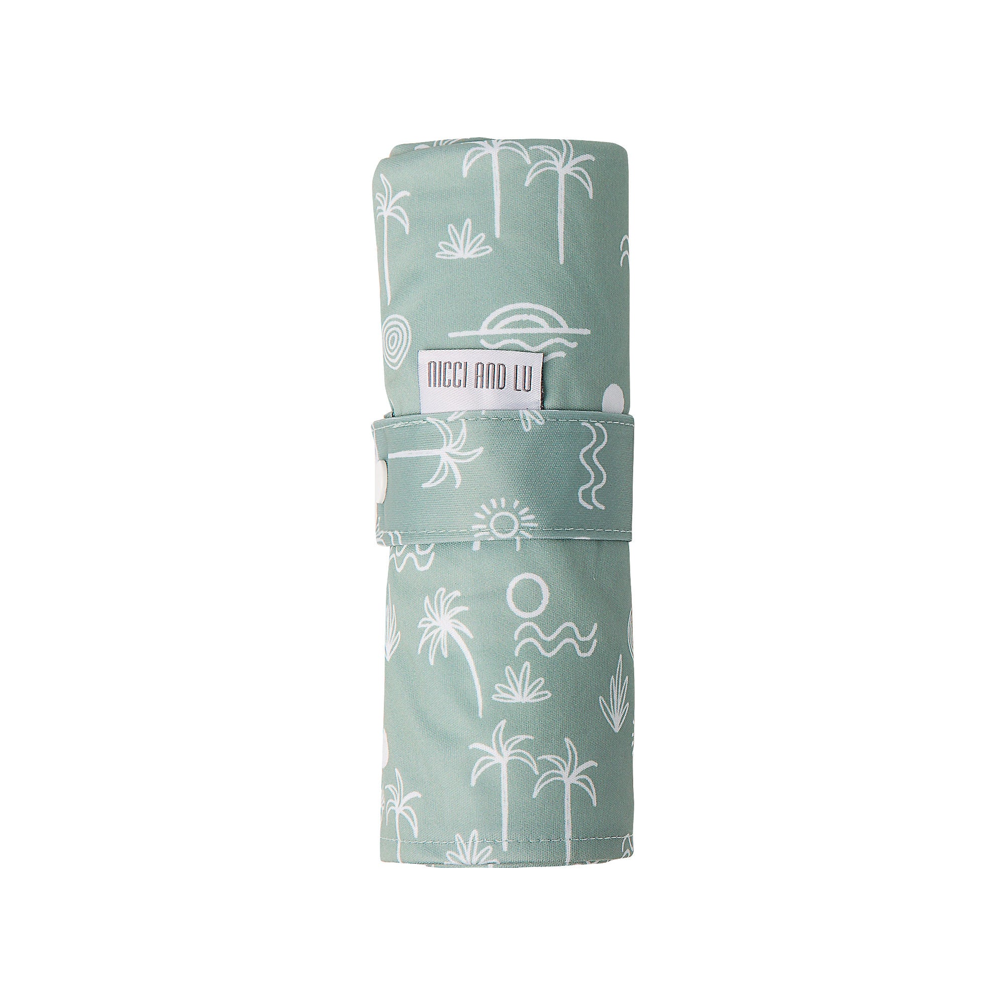 Change Mat - Green Palm Trees