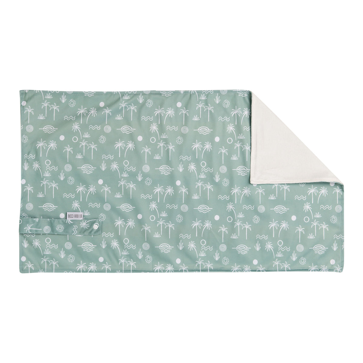 Change Mat - Green Palm Trees