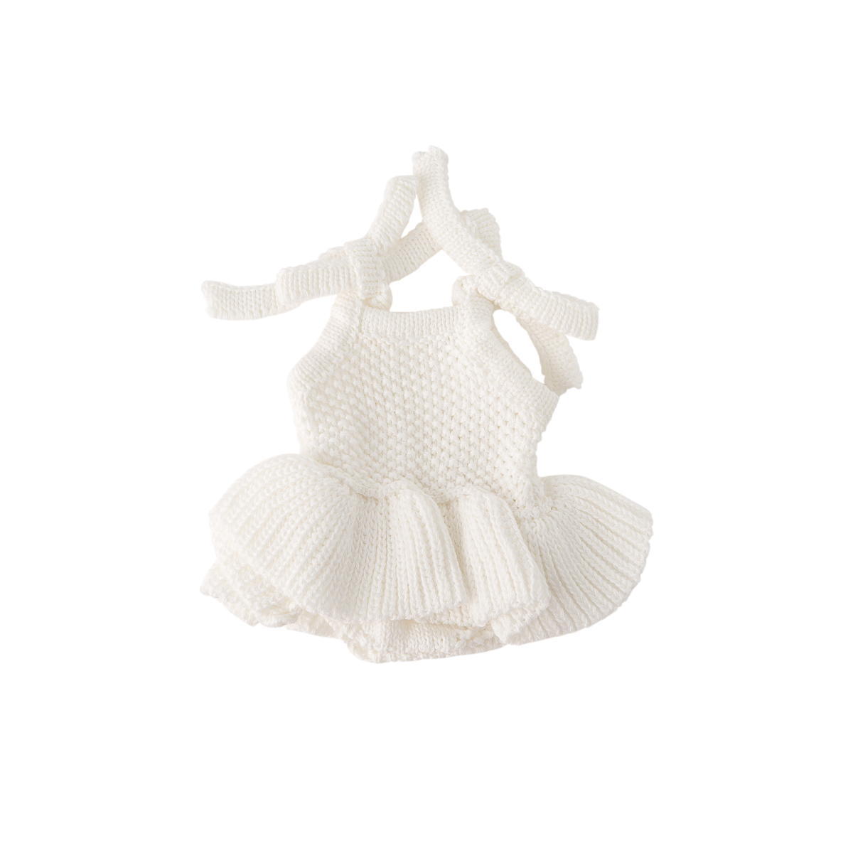 Doll Clothing - Isabella Vintage Tutu Romper for 34cm Dolls - Ivory