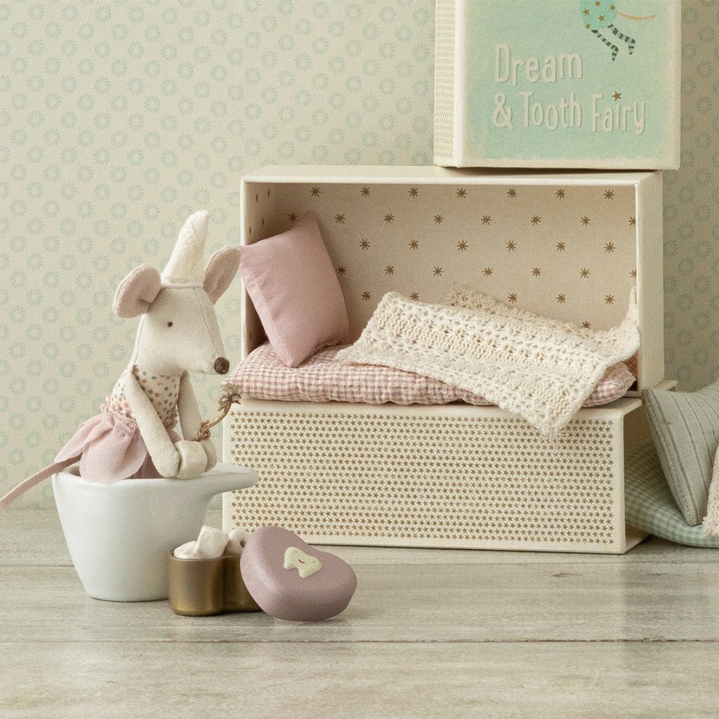 Maileg - Tooth Fairy Mouse Little Sister in Box