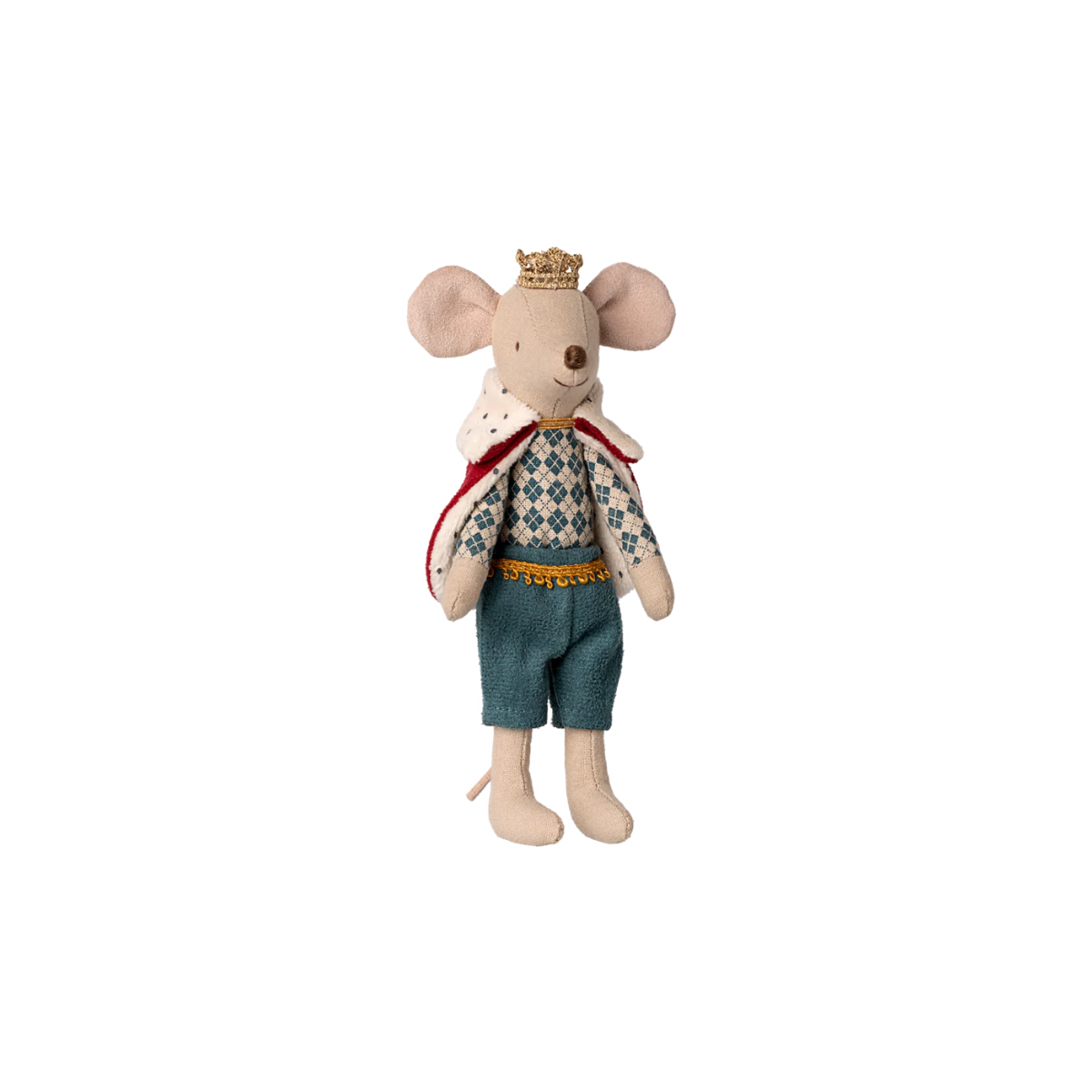 Maileg King Mouse Dad | Royal Mouse Doll with Crown & Cape