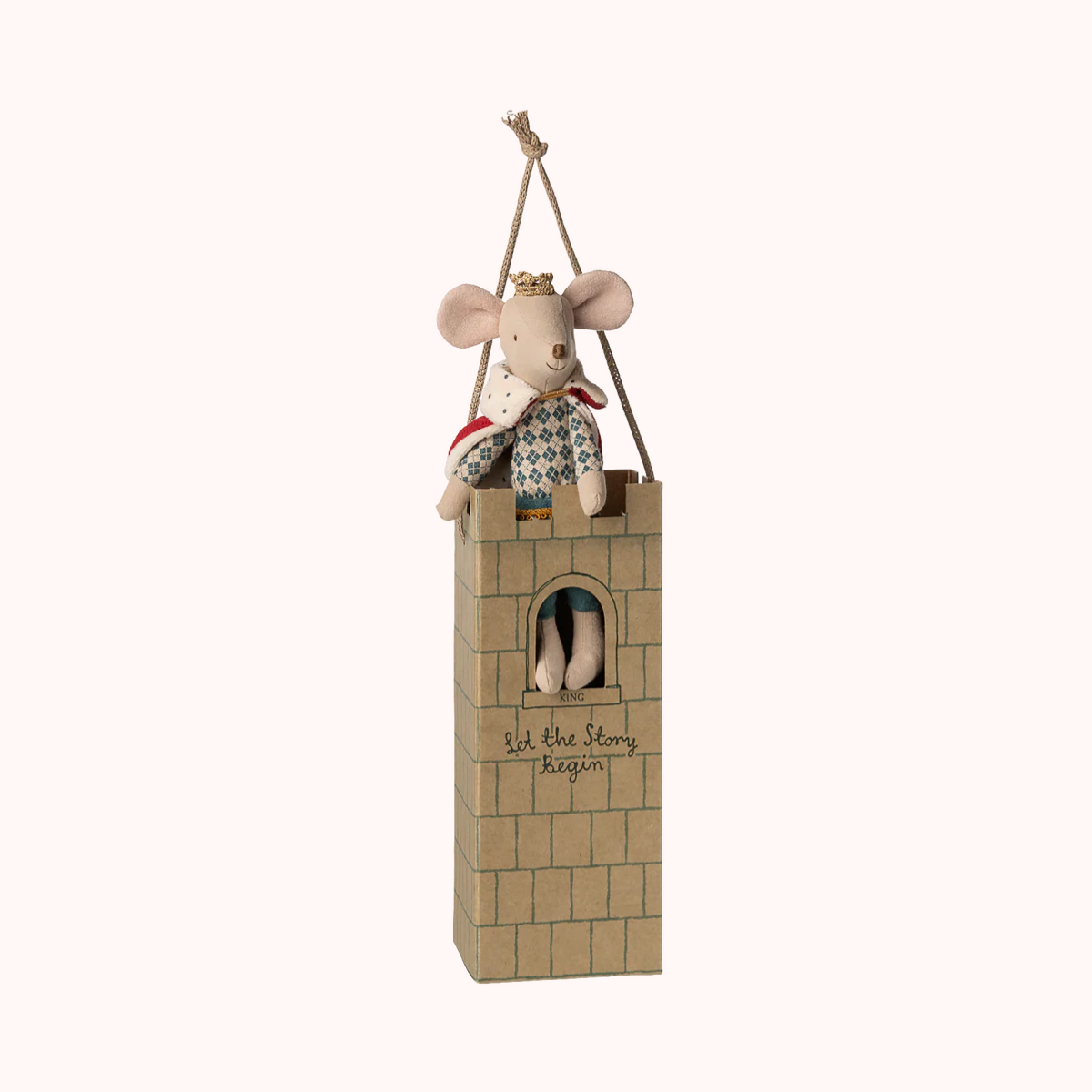 Maileg King Mouse Dad | Royal Mouse Doll with Crown &amp; Cape
