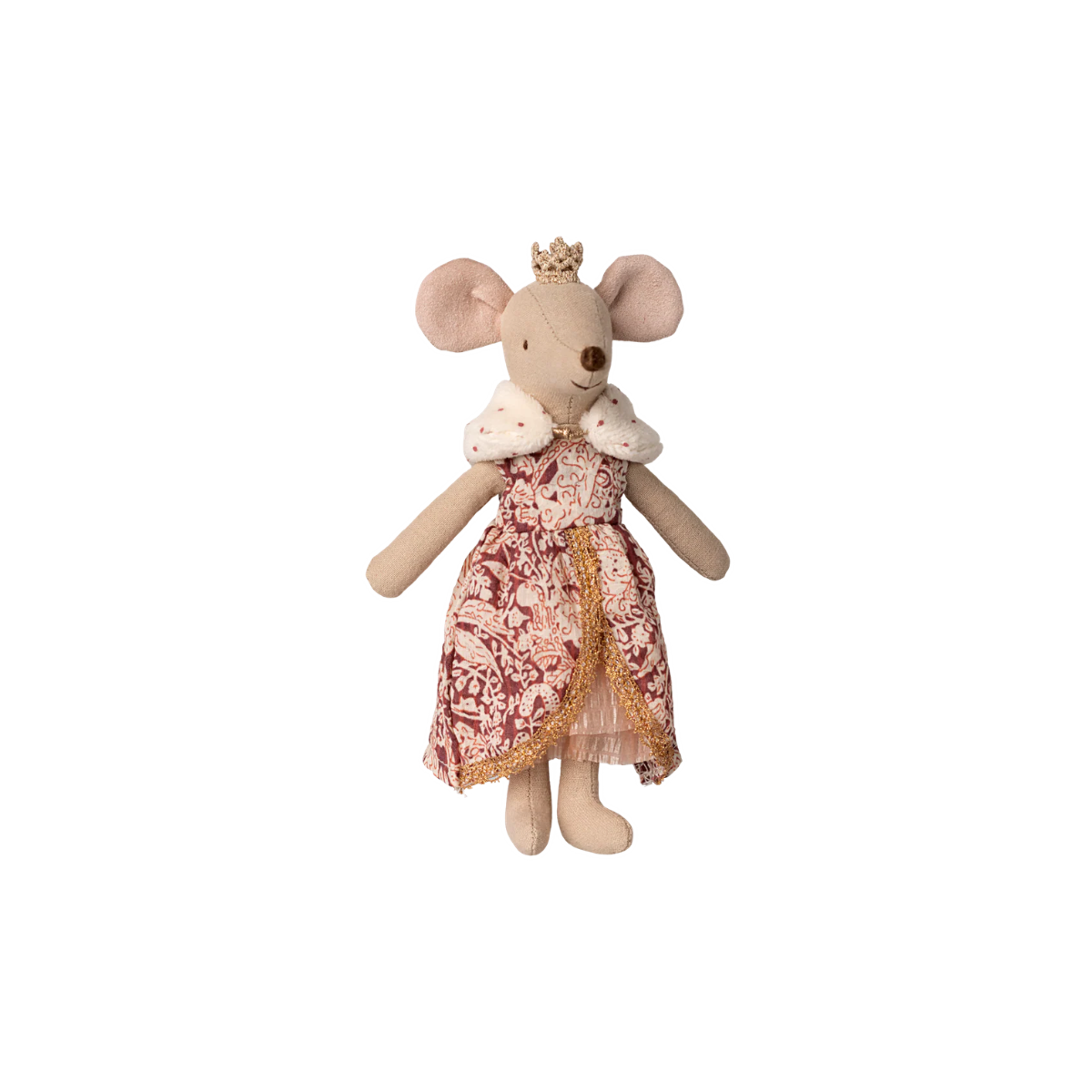 Maileg Queen Mouse Mum | Royal Miniature Mouse for Dollhouse Play