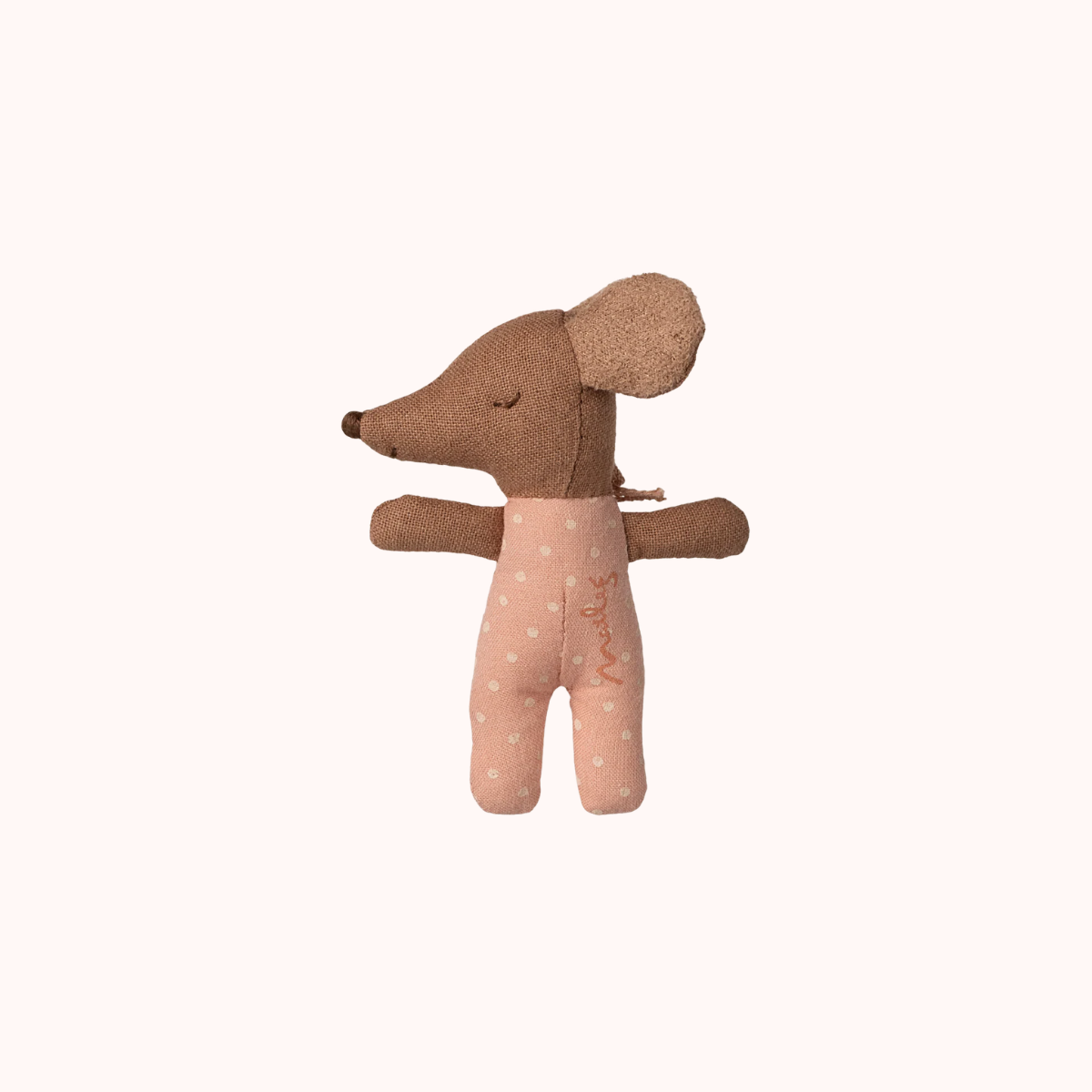 Maileg baby mouse with matchbox bed