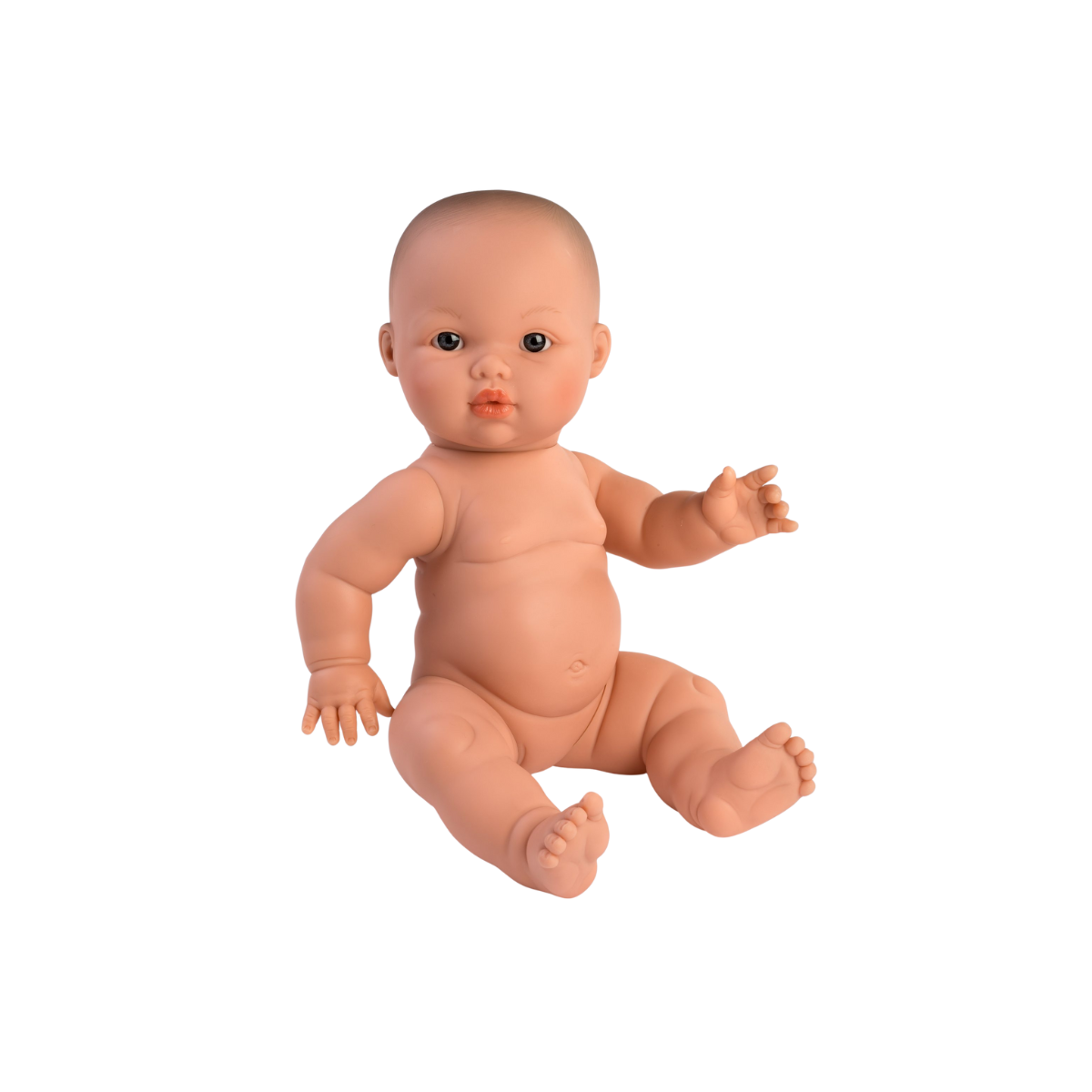Mila Mini Colettos 34 cm anatomically correct baby doll on a white background
