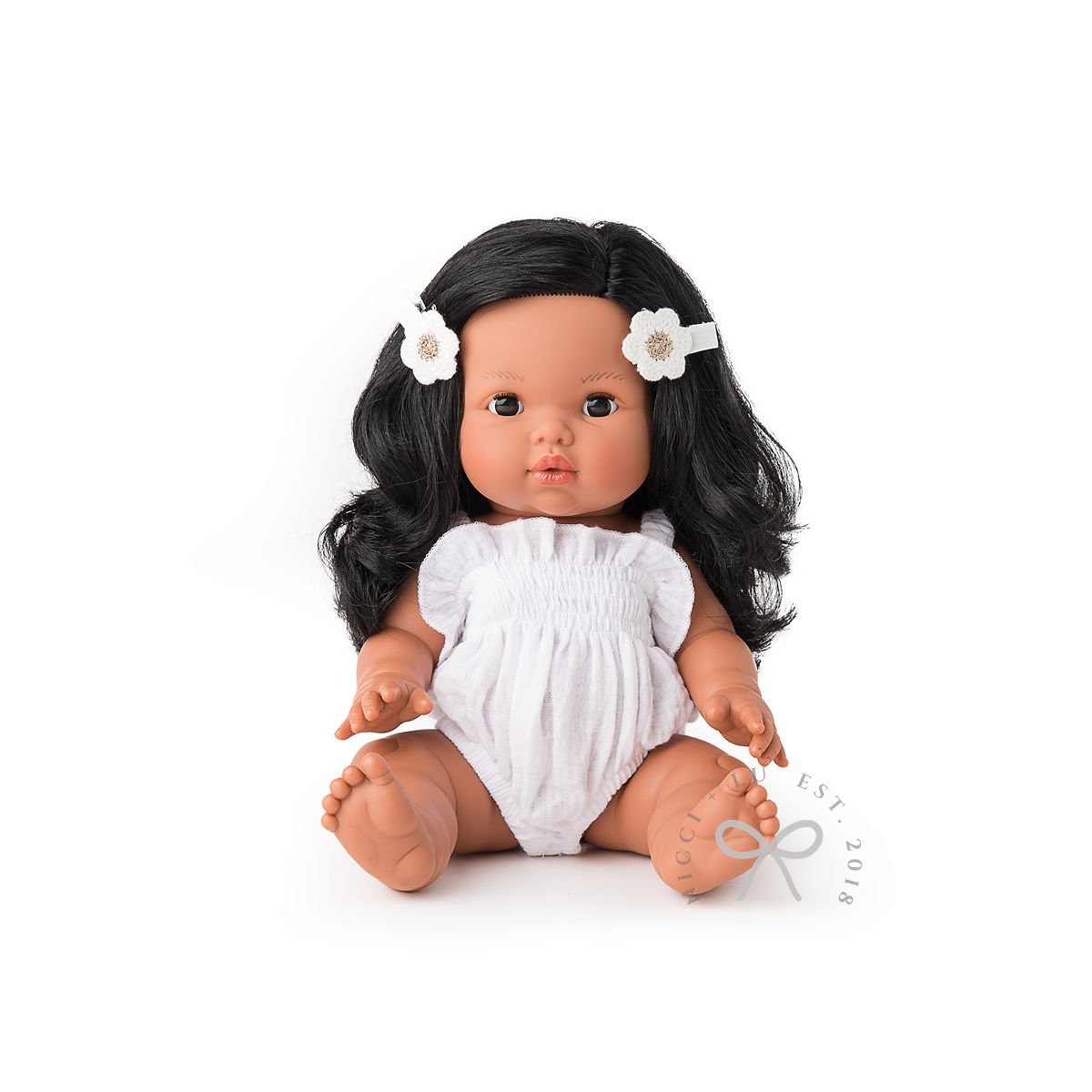 Mini Coletto Aurora – 34cm Anatomically Correct Doll with black eyes