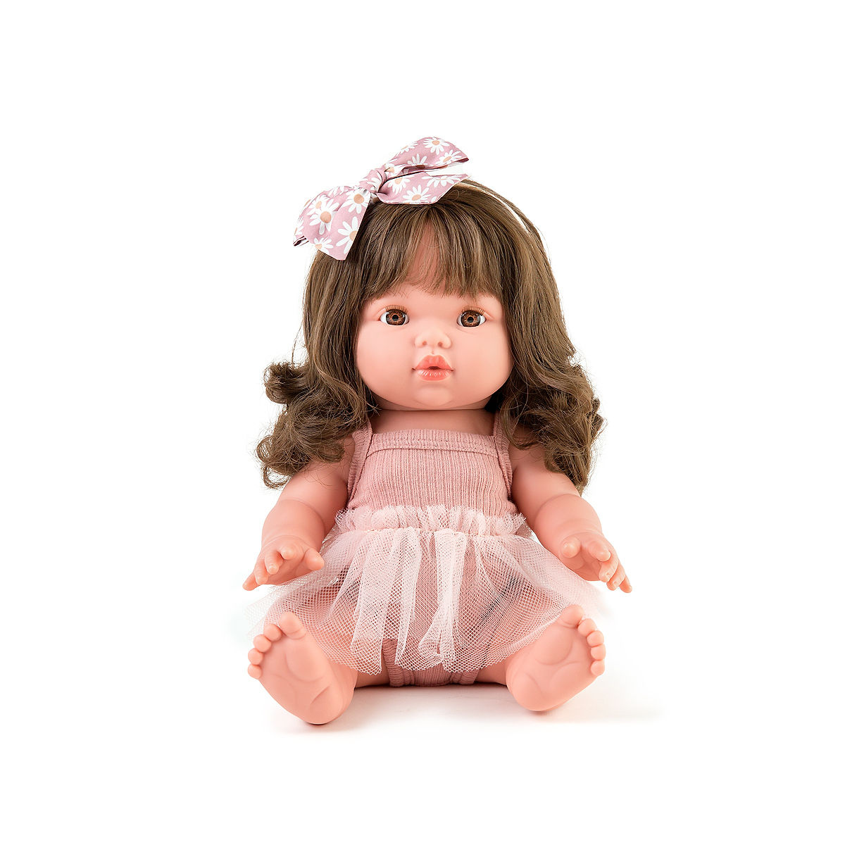 Doll Clothing - Harper Singlet Tutu - Rose Blush Ribbed