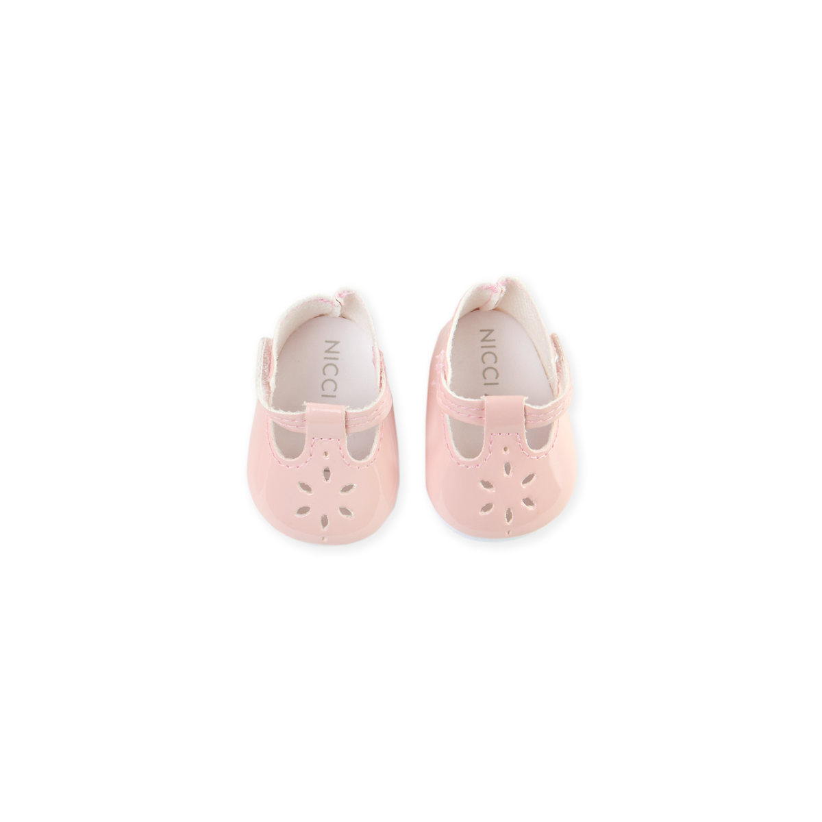 Mini Coletto Doll Shoes – Mary Jane with Flower for 34cm Dolls– Soft Pink