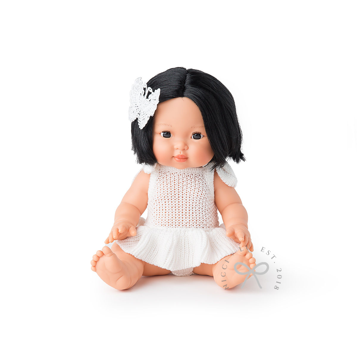 Mini Coletto Oshin – 34cm Anatomically Correct Doll with black eyes