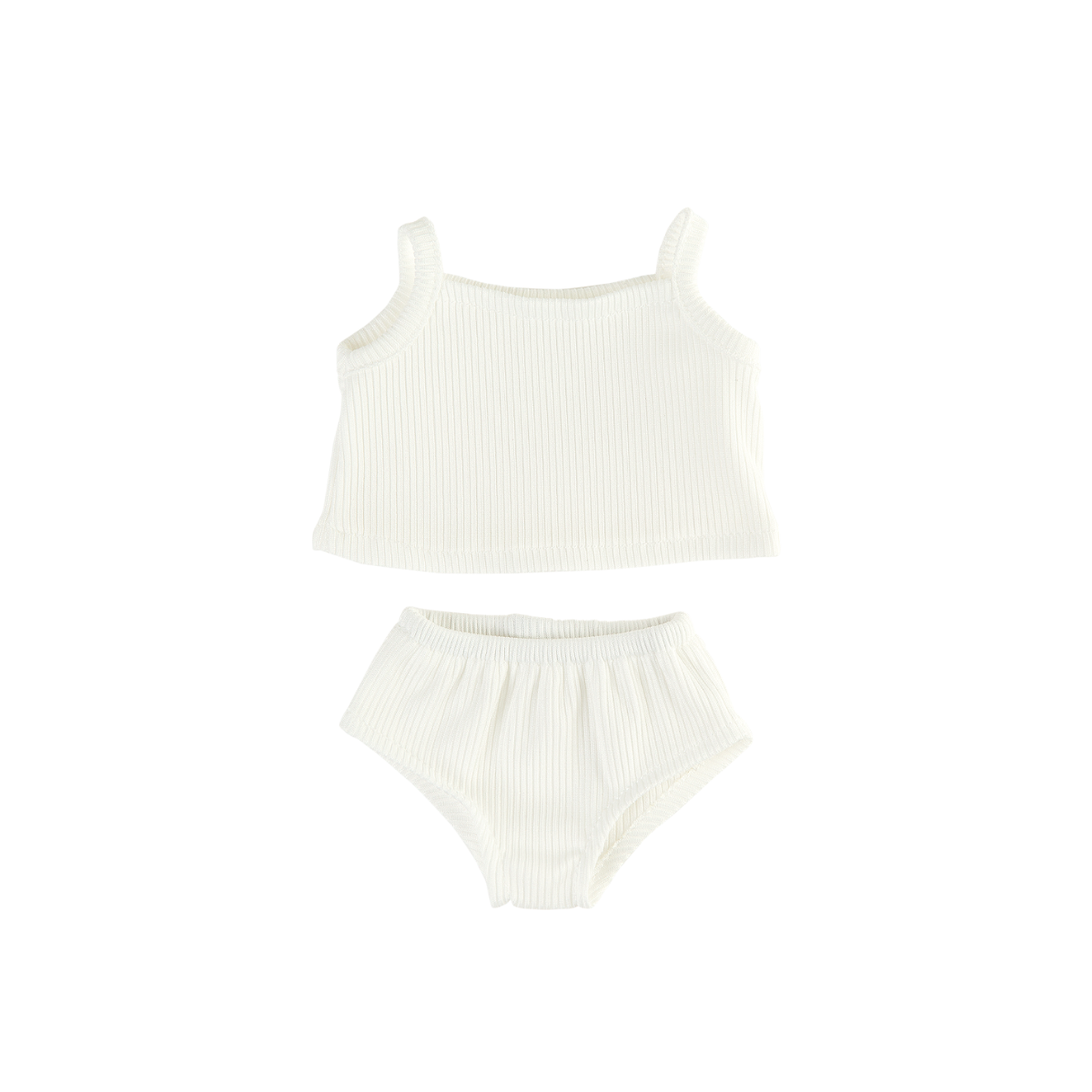 Doll Clothing - Isla Singlet + Undies Set - Ivory