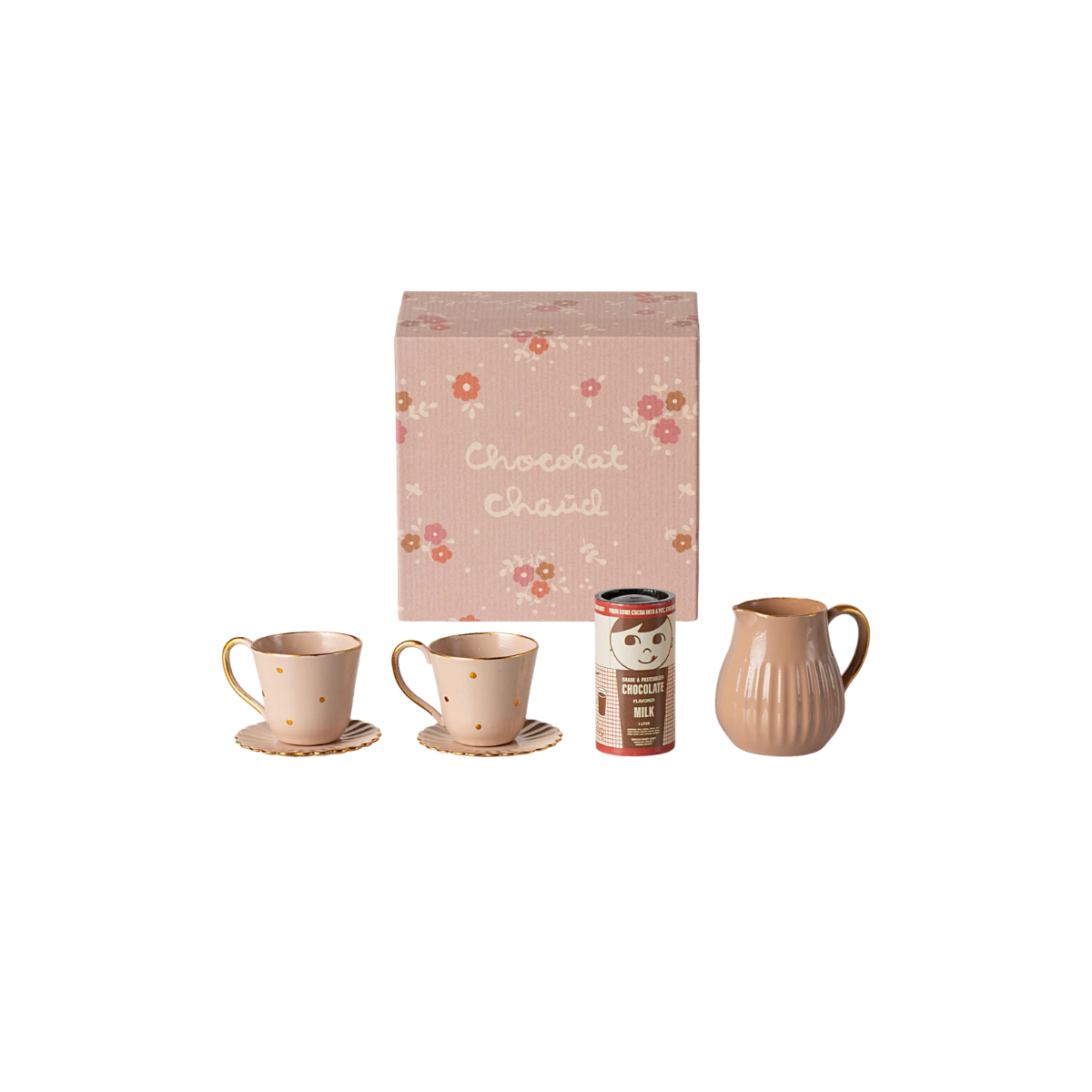 Maileg Hot Chocolate Set Mini | Miniature Tea &amp; Drink Play Set