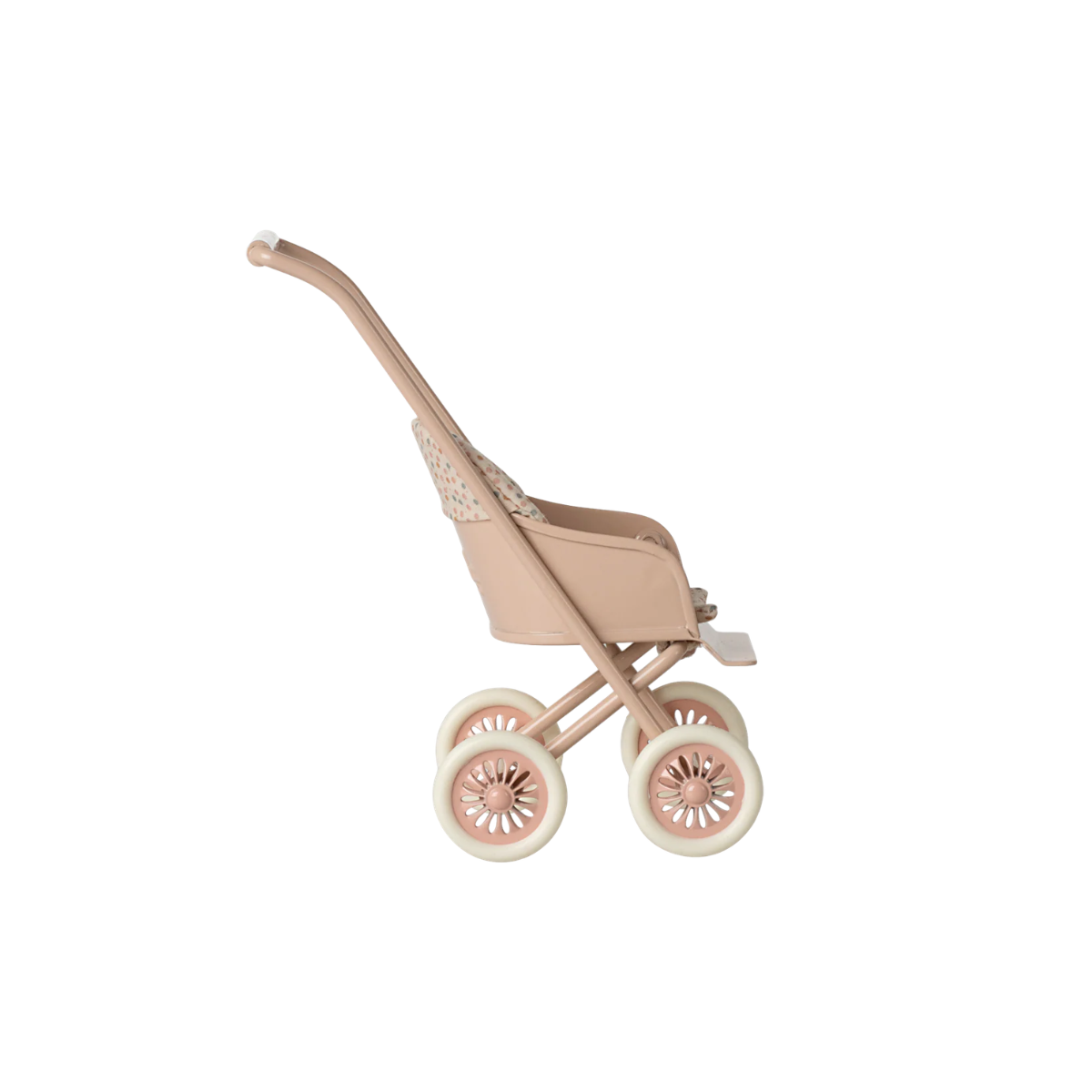 Maileg Stroller Micro – Powder 2025 | Miniature Dollhouse Pram