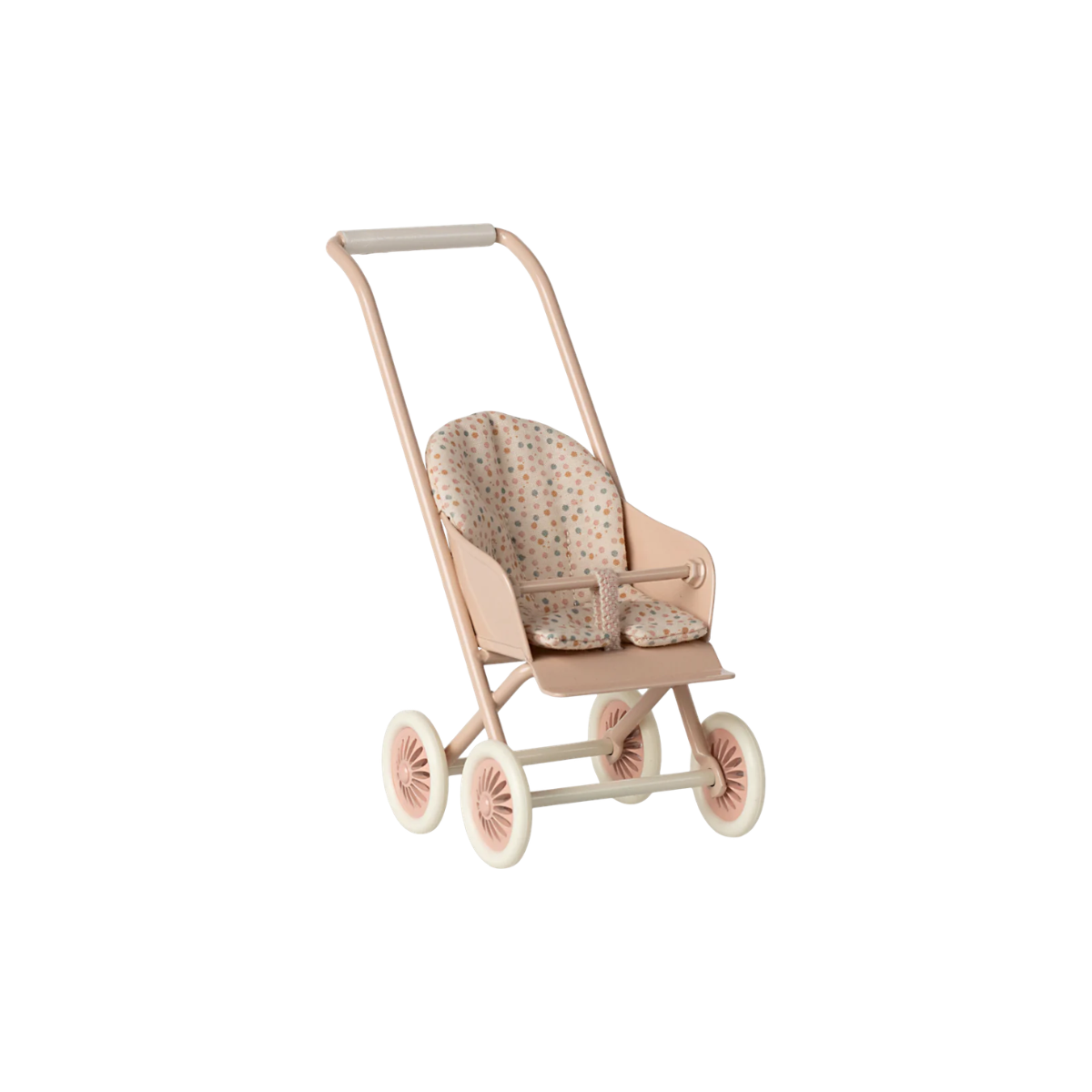 Maileg Stroller Micro – Powder 2025 | Miniature Dollhouse Pram
