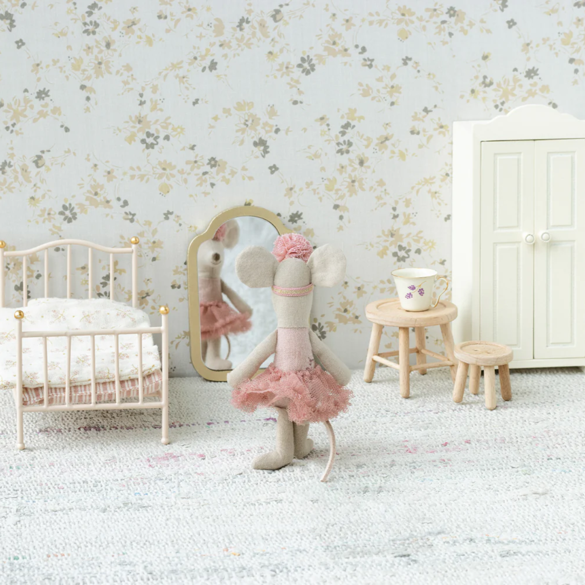 Maileg Miniature Mirror | Dollhouse Bathroom Wall Mirror