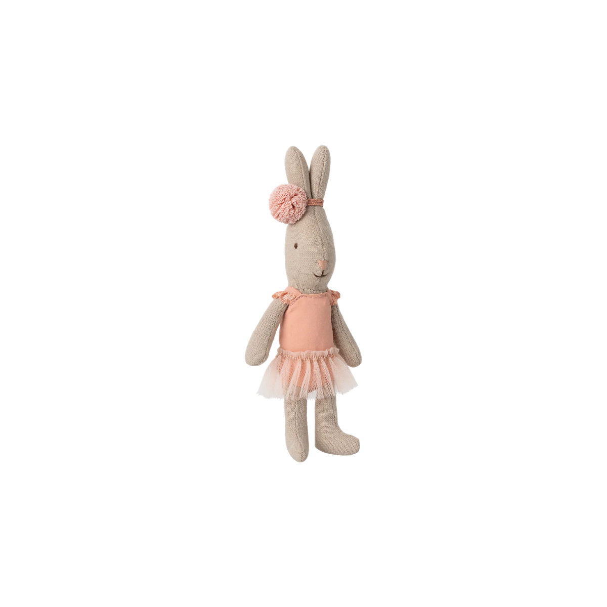 Maileg Rabbit Micro Ballet Suit &amp; Skirt – Rose | Mini Ballet Bunny