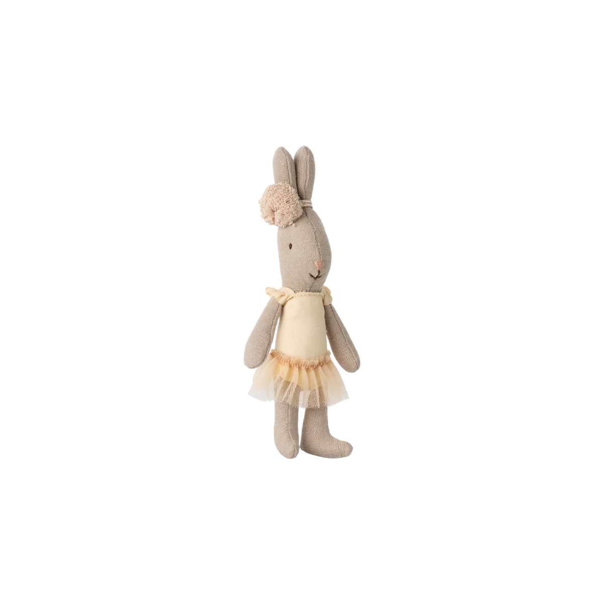 Maileg Rabbit Micro Ballet Suit and Skirt – Cream | Miniature Ballet Bunny Doll