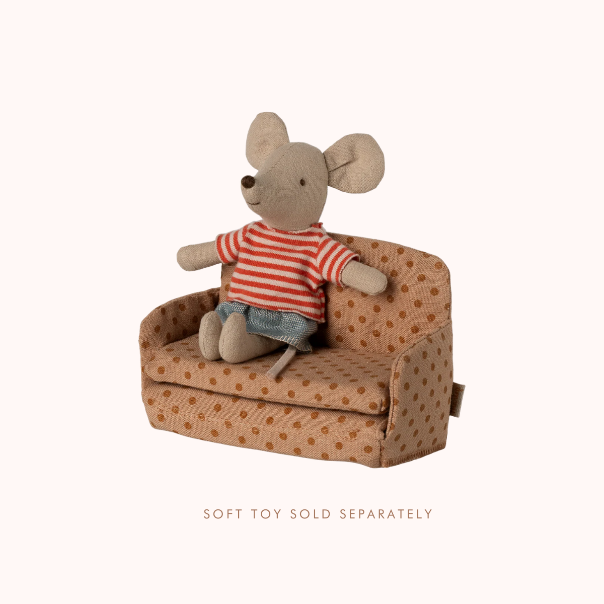 Maileg Mouse Sofa Bed – Dots | Convertible Mouse Couch &amp; Bed