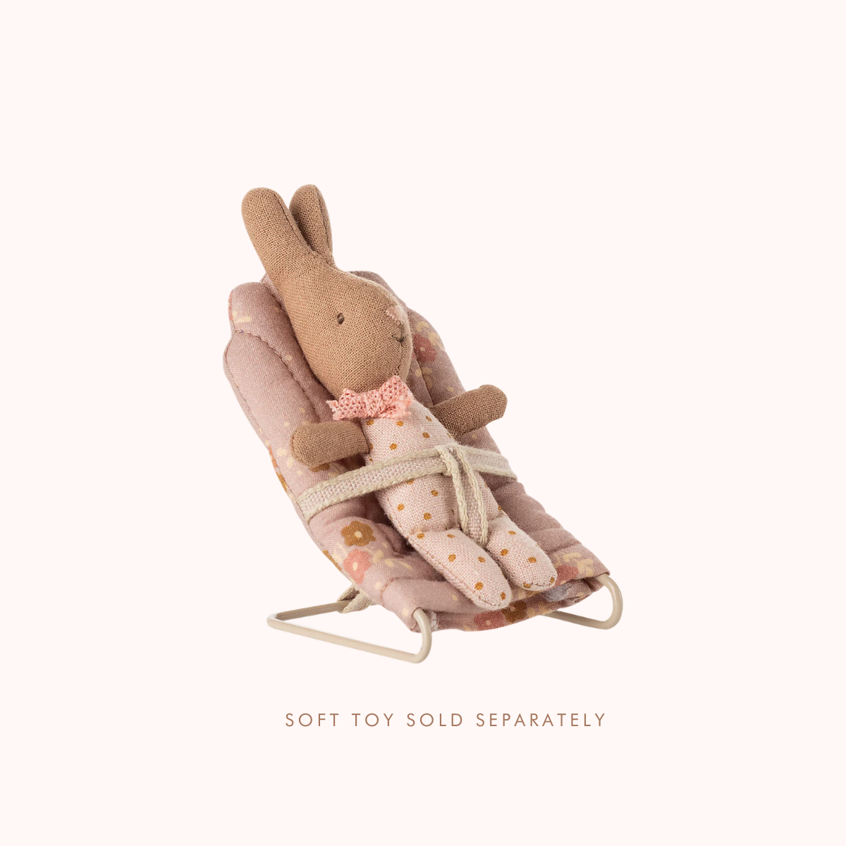 Maileg Babysitter Chair – My Size Rose | Bouncy Seat for Baby Mice &amp; Rabbits