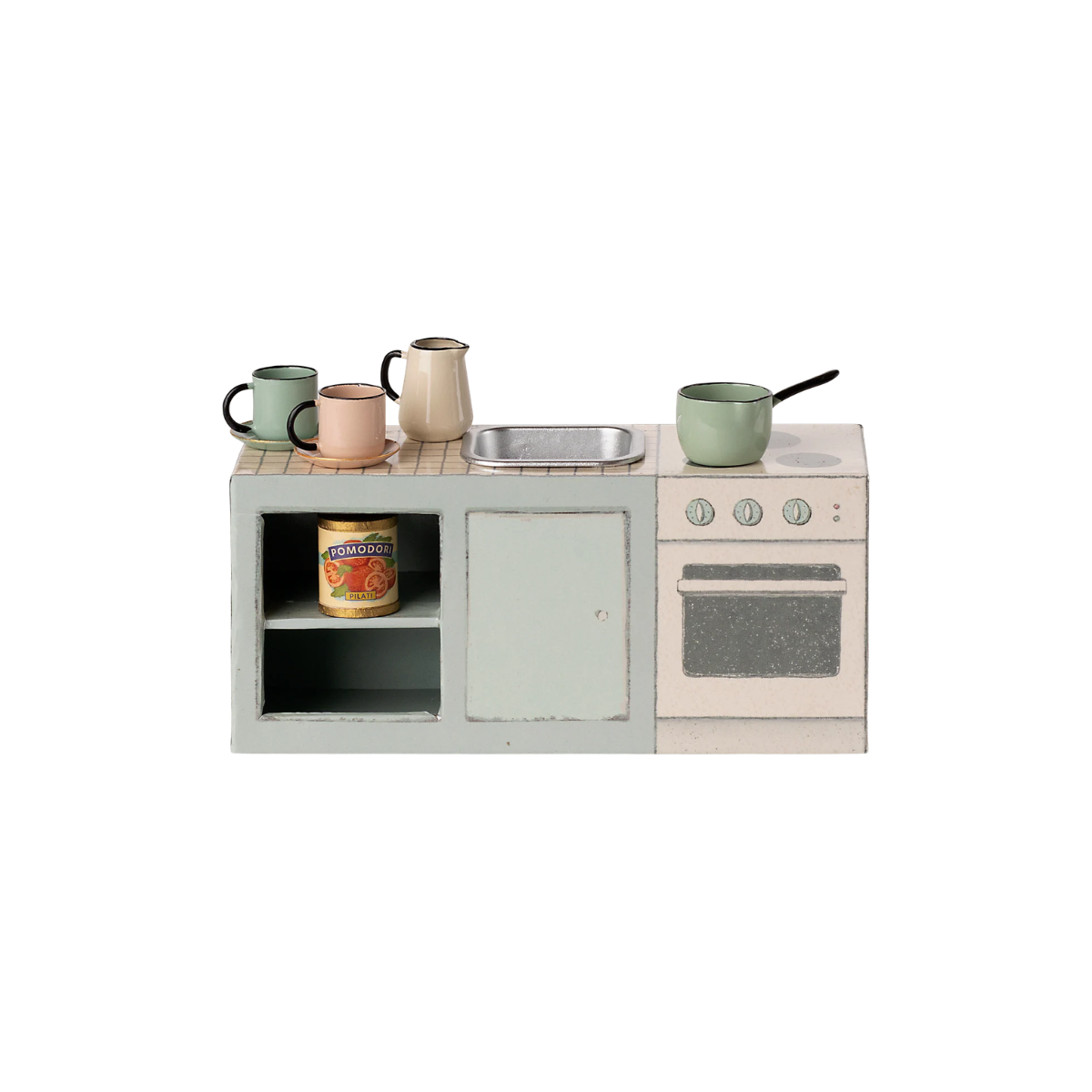 Maileg Kitchen Counter for Mouse House | Miniature Dollhouse Kitchen Furniture