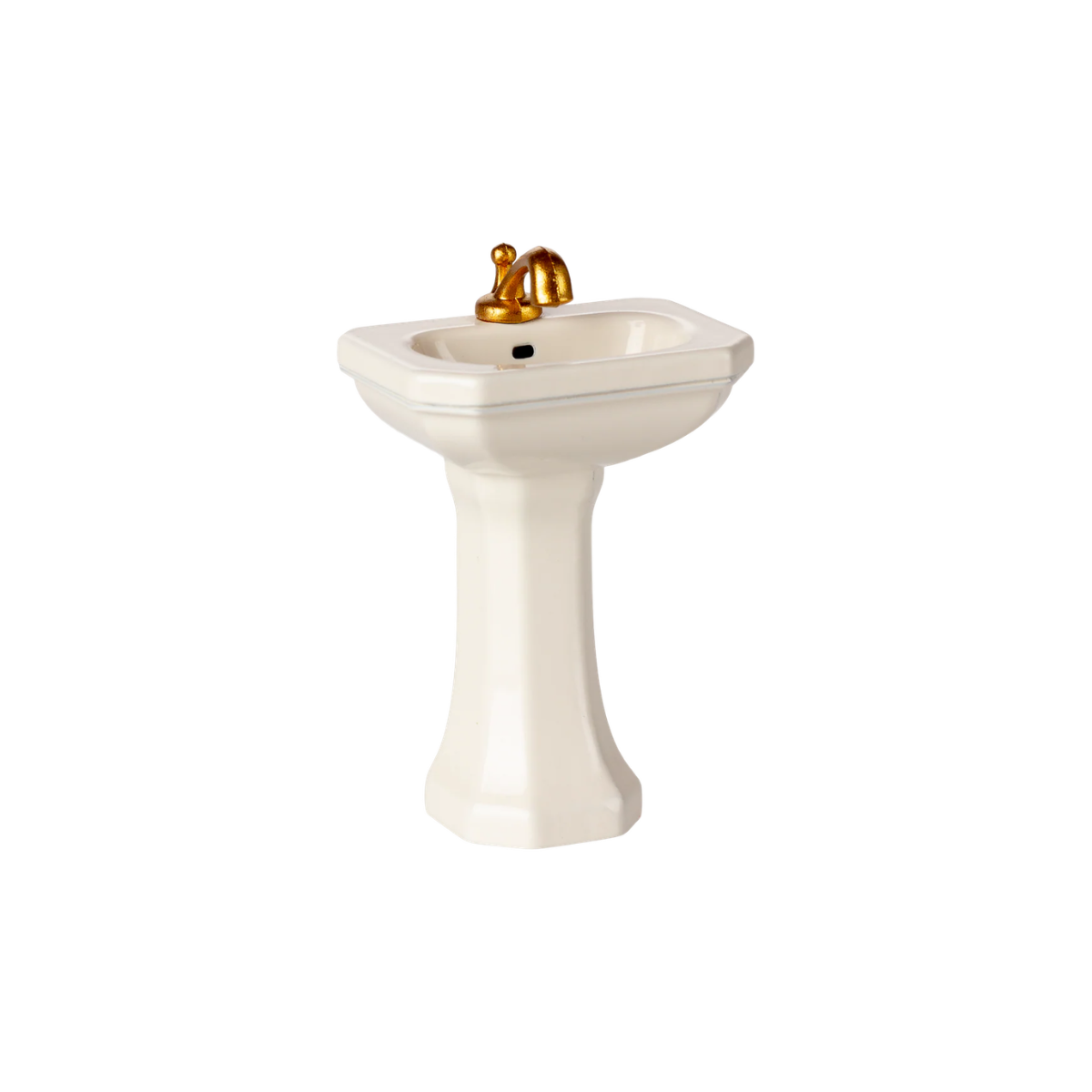 Maileg Bathroom Sink for Mouse House – Off White | Miniature Dollhouse Bathroom Furniture