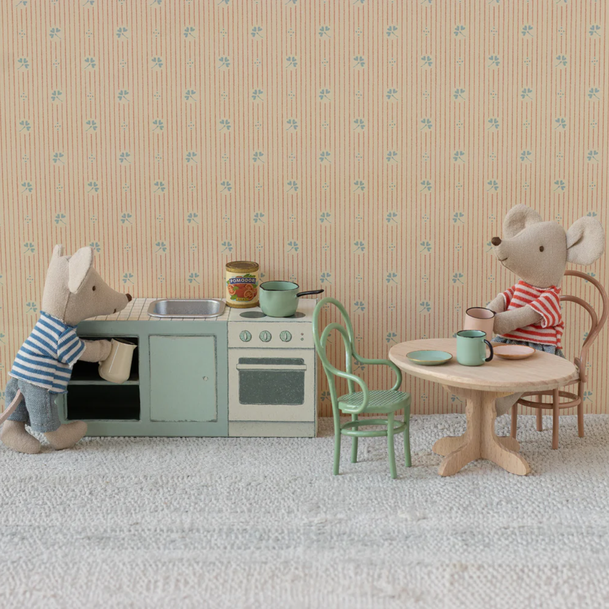 Maileg Kitchen Counter for Mouse House | Miniature Dollhouse Kitchen Furniture