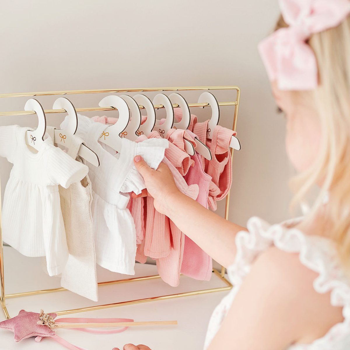 Mini Doll Hangers – 15cm (Pack of 5)
