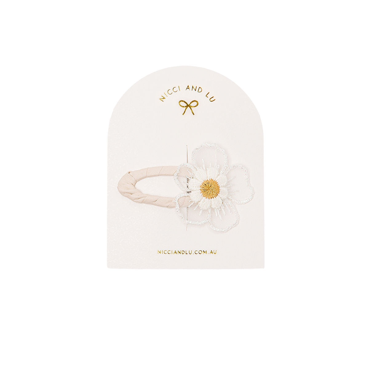 Flower Lace Clip- Aster