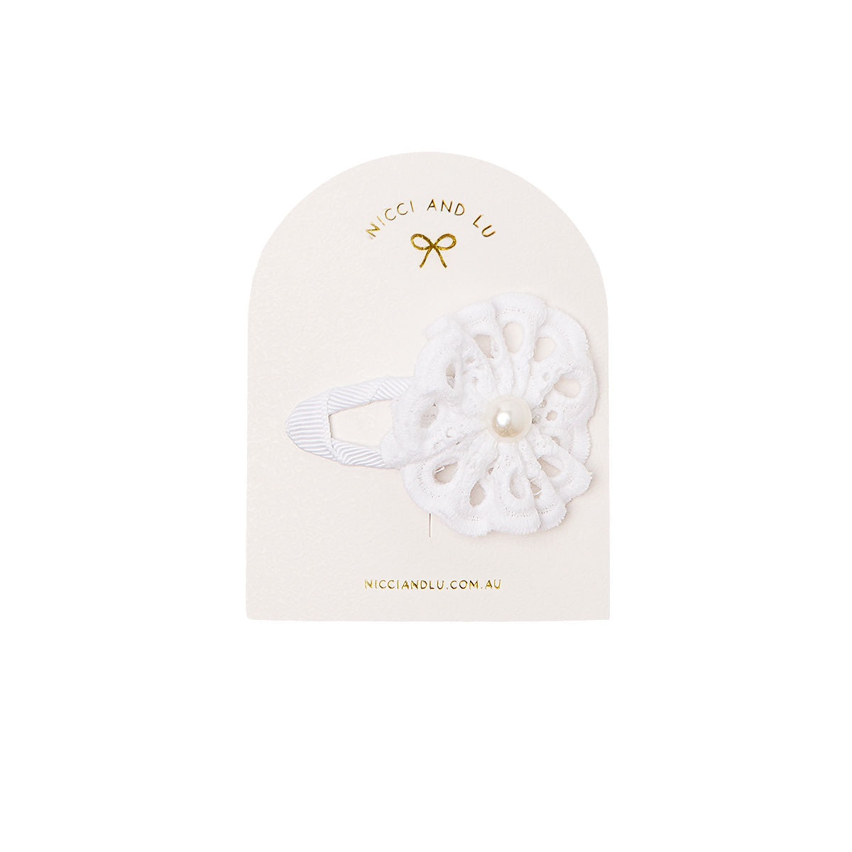 Flower Lace Clip- Lacey