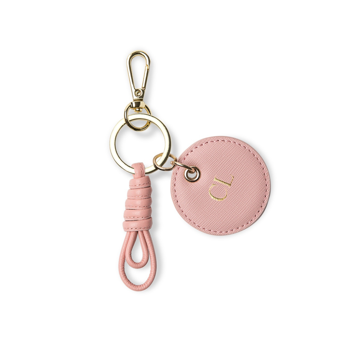 Repeated Knot Keyring - Pink