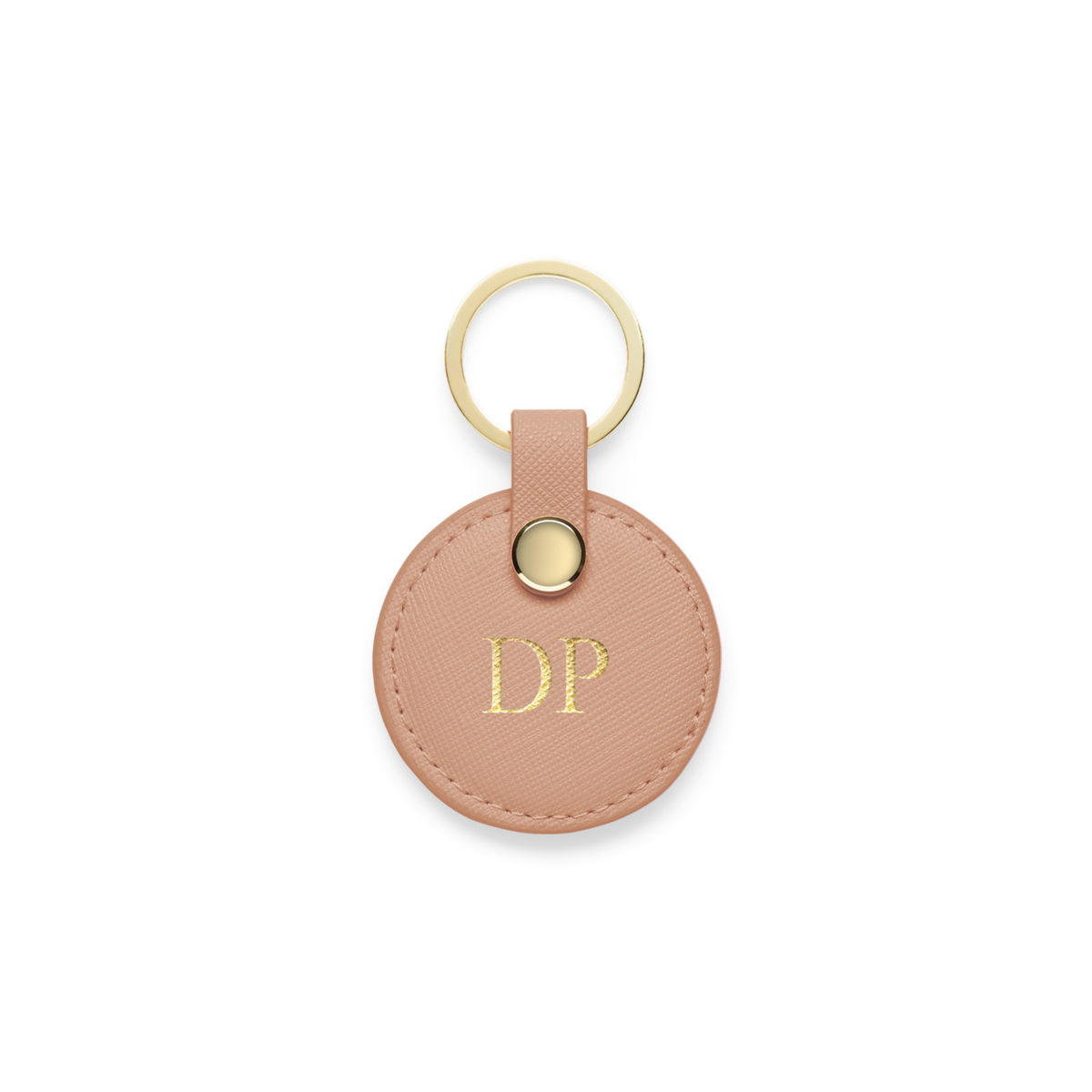 Circle Keyring - Taupe