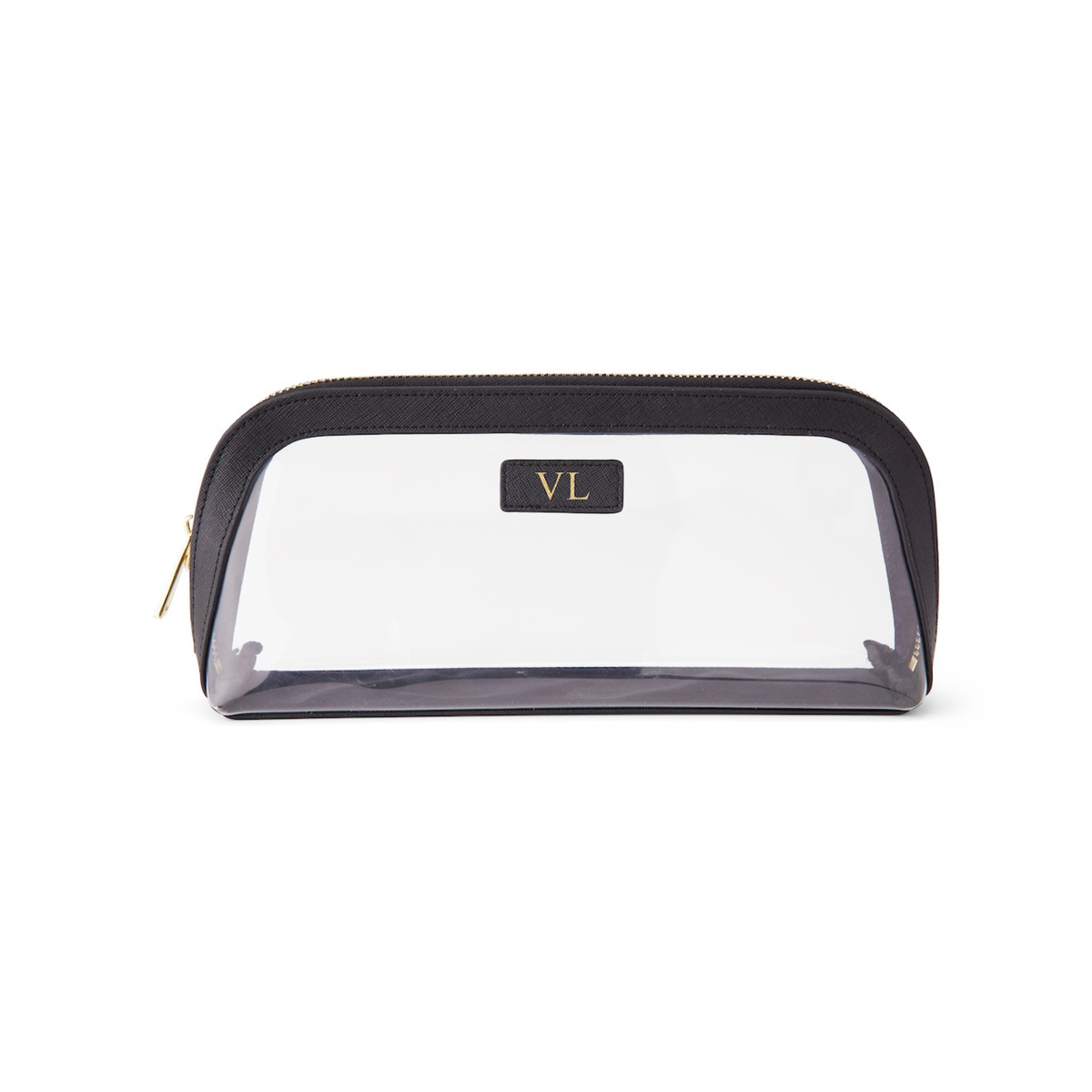 Clear Cosmetic Bag - Black