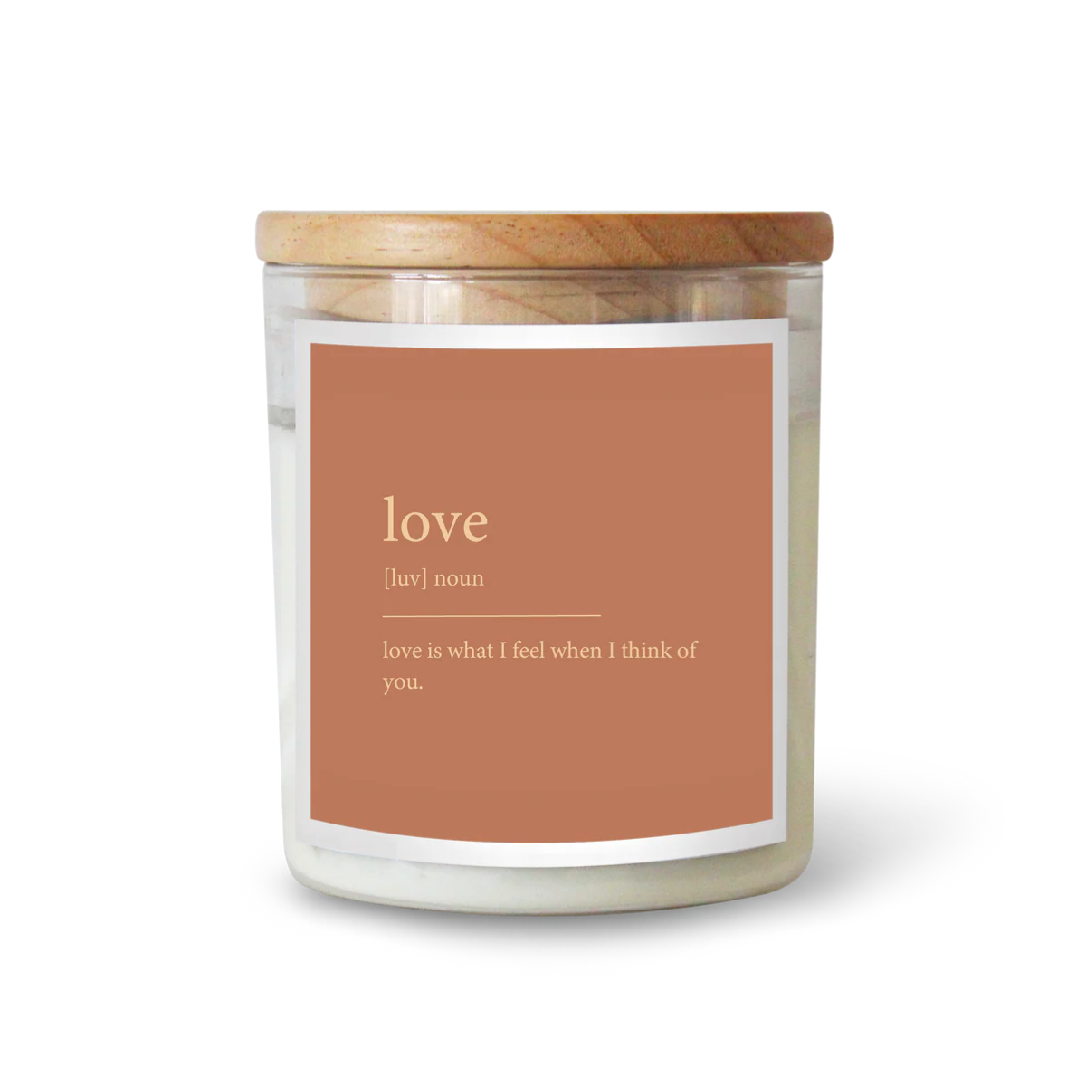 FOIL Dictionary Candle - Love