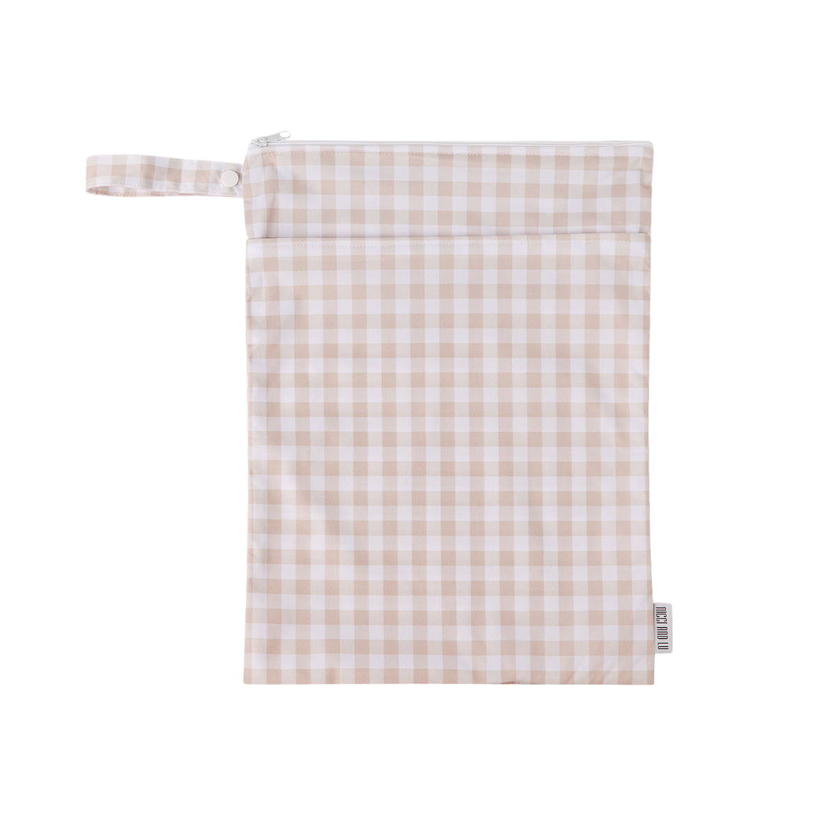 Wet Bag Set 3 Piece - Beige Gingham