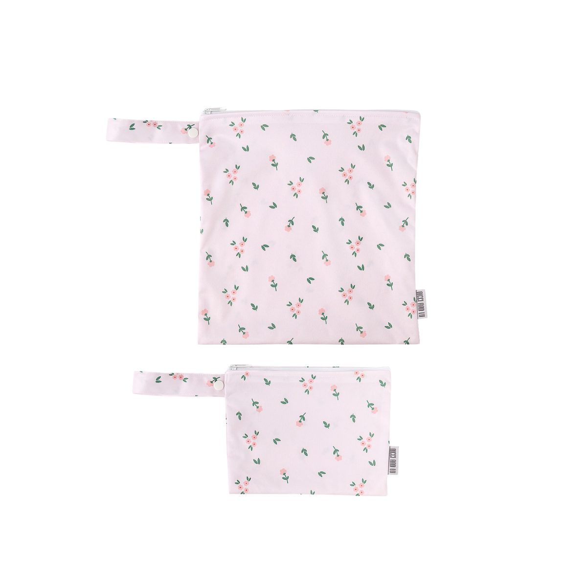 Wet Bag Set 3 Piece - Pink Dainty Daisy