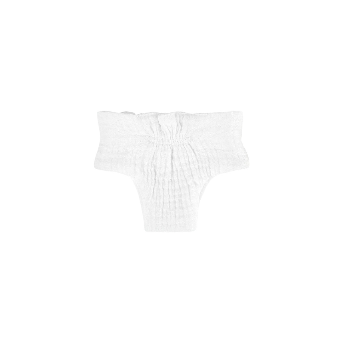 Doll Clothing - Doll Nappy Muslin - Ivory
