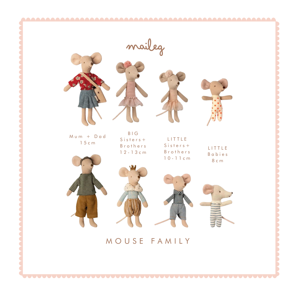 MAILEG MOUSE TOOTH FAIRY BLUE IN BOX MAILEG MOUSE TOOTH FAIRY BLUE IN BOX