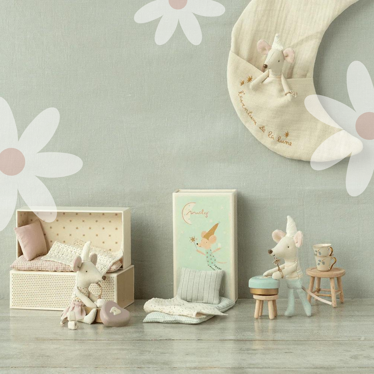 Maileg - Tooth Fairy Mouse Little Brother in box