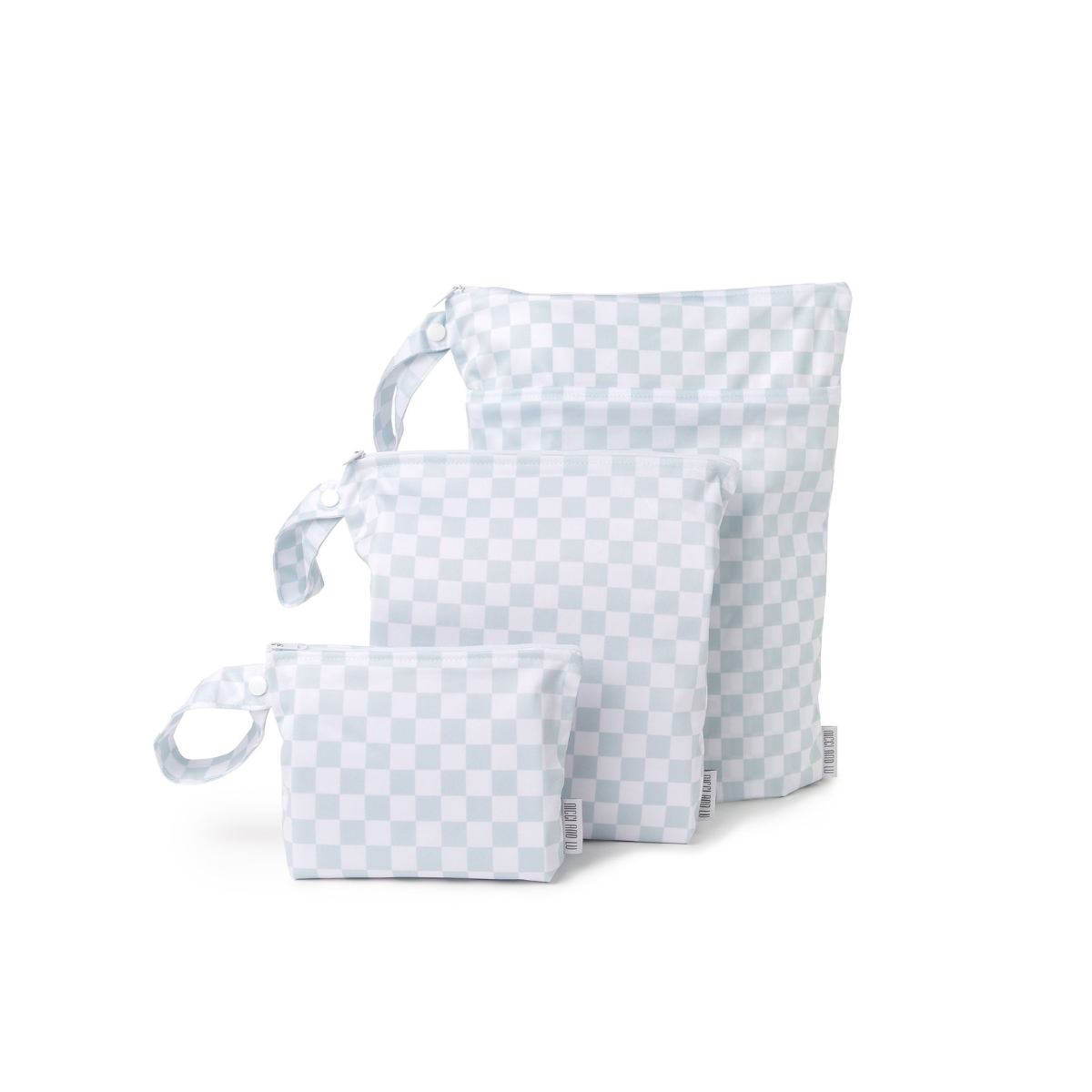 Wet Bag Set 3 Piece - Blue Check