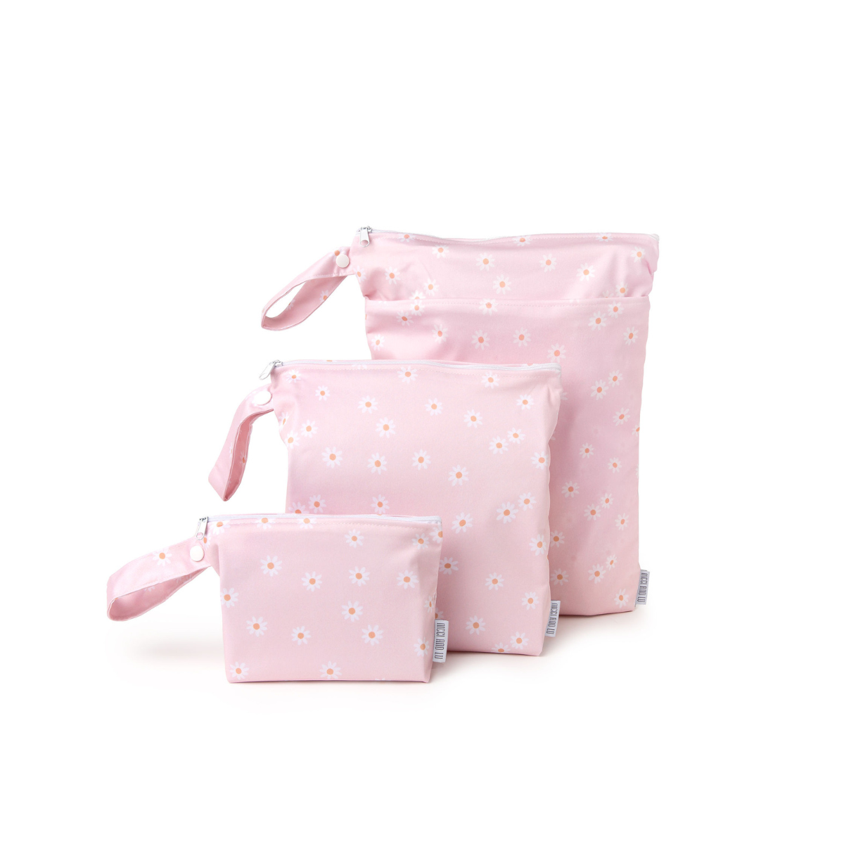 Wet Bag Set 3 Piece - Rose Blush Daisy