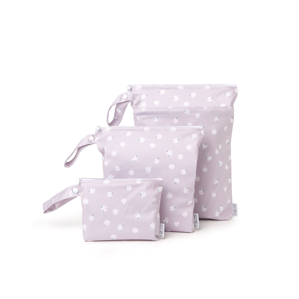 Wet Bag Set 3 Piece - Lilac Daisy